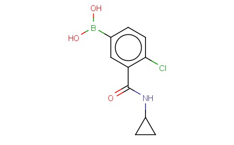 4-CHLORO-3-(CYCLOPROPYLCARBAMOYL)PHENYLBORONIC ACID